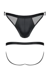 Jock Slip BRI007 schwarz von Regnes Fetish Planet