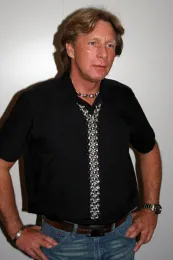 Ketten-Krawatte 101 silbern/schwarz