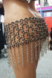 Ketten-Rock 09 silbern/schwarz