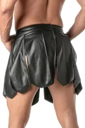 Kinky Gladiator Skirt for Men schwarz