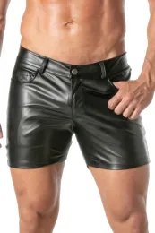 Kinky Mid-Thigh Sexy Shorts schwarz