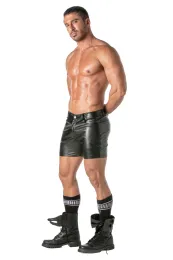 Kinky Mid-Thigh Sexy Shorts schwarz