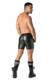 Kinky Mid-Thigh Sexy Shorts schwarz