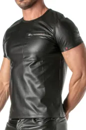Kinky Zipped Pocket T-Shirt for men schwarz