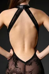 Kleid COLOMBE schwarz besetzt mit Strass