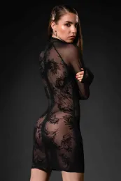 Kleid KEA mit langen Ärmeln schwarz