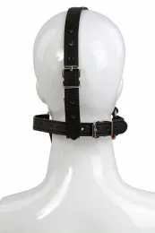 Kopf-Harness mit Knebel schwarz/rot