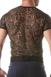 Lace T-Shirt schwarz