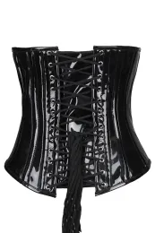 Lack Unterbrust Corsage schwarz