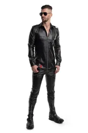 Langarm Herren Shirt RMNatale001 schwarz