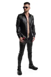 Langarm Herren Shirt RMNatale001 schwarz