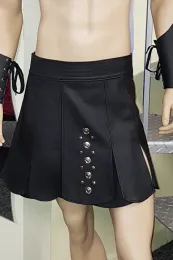 Leder Gladiator Rock 02 schwarz