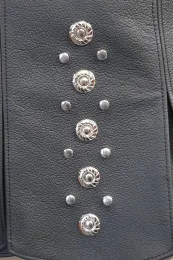 Leder Gladiator Rock 02 schwarz