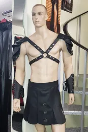 Leder Gladiator Rock 04 schwarz