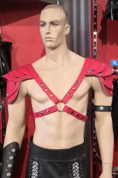 Leder Harness 02-3H rot