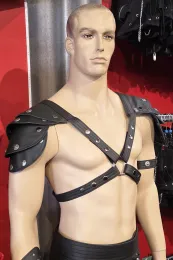 Leder Harness 02-3H schwarz
