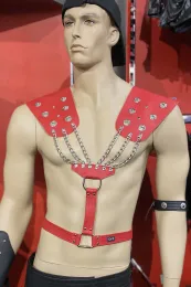 Leder Harness 05-02 rot