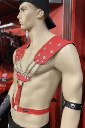 Leder Harness 05-02 rot