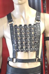 Leder Harness 12 schwarz