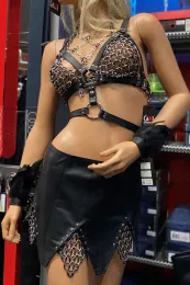 Lederrock 03L schwarz