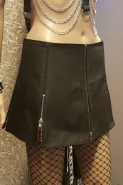 Lederrock 08 schwarz