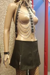 Lederrock 08 schwarz