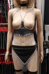 Lederrock 11 schwarz