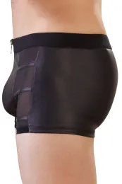 Mattlook Pants mit Netzeinsätzen schwarz