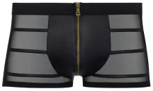 Mattlook Pants mit Netzeinsätzen schwarz