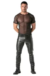 Mesh T-Shirt for Men schwarz