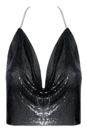 Metall-Top schwarz