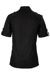 Military Shirt Denim schwarz