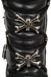 NewRock Schnür-Totenkopf