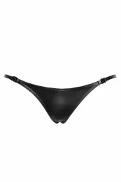 P012 Snake Wetlook String schwarz