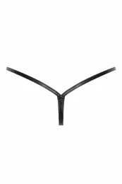 P012 Snake Wetlook String schwarz