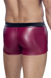 Pants mit Netz und Nieten rot/schwarz