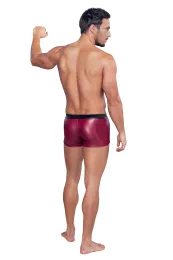 Pants mit Netz und Nieten rot/schwarz