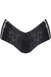 Schwarze Damen-Shorts BRAlex001 von Demoniq Black Rose 2.0 Collection