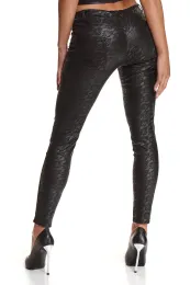Schwarze Leggings BRConstanza001 von Demoniq Black Rose 2.0 Collection