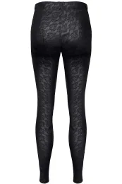 Schwarze Leggings BRConstanza001 von Demoniq Black Rose 2.0 Collection