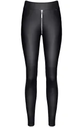 Schwarze Leggings BRMaddalena001 von Demoniq Black Rose 2.0 Collection