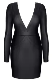 Schwarzes Minikleid BRGianna001 von Demoniq Black Rose 2.0 Collection