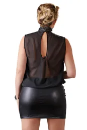 Sexy Kleid für tiefe Einblicke schwarz