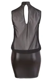 Sexy Kleid für tiefe Einblicke schwarz