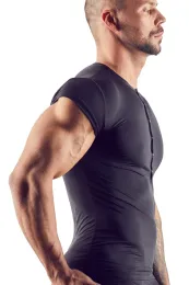 Shirt mit Nieten schwarz