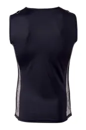 Shirt mit Schnüren schwarz