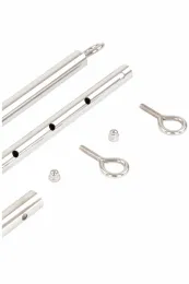 Spreizstange verstellbar silberfarben