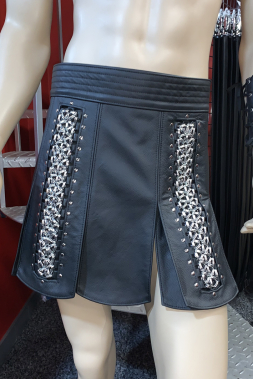 Leder Gladiator Rock 11 schwarz