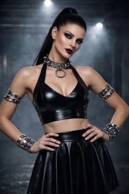 Damen-Top DDSofia001 schwarz