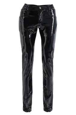 Lack Leggings schwarz